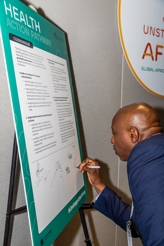unstoppable africa_action track on health_communique signing